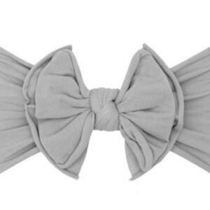 Baby Bling Bows FAB-BOW-LOUS® Grey Headband - Handmade, One Size NWT